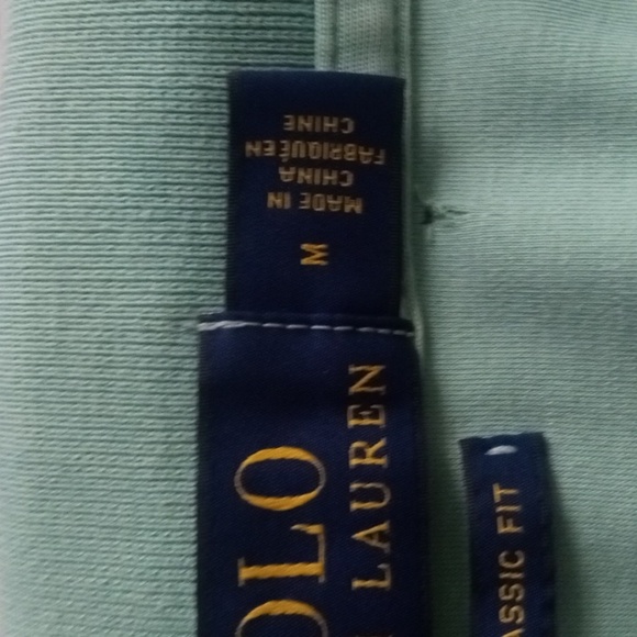 Polo by Ralph Lauren Men,S /Unisex Pink and Green Polo Shirts sz.medium - Picture 8 of 8